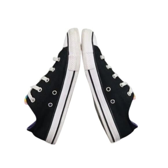 Converse Shoes Girls 3 Sneakers Chuck Taylor All Star Multi Tongue Casual Active - Picture 9 of 16